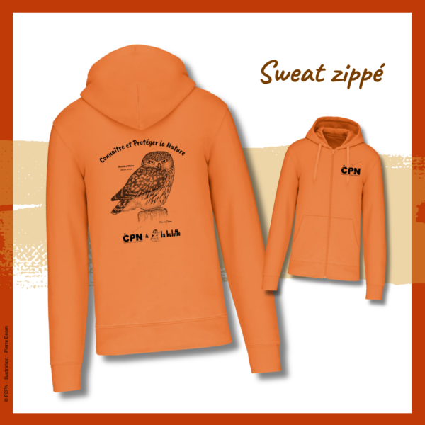 Sweat zippé CPN 2026 - adulte